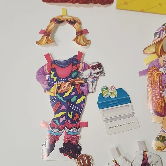 Vintage Miss Piggy Paper Doll Set 1994 - Picture 13 of 16